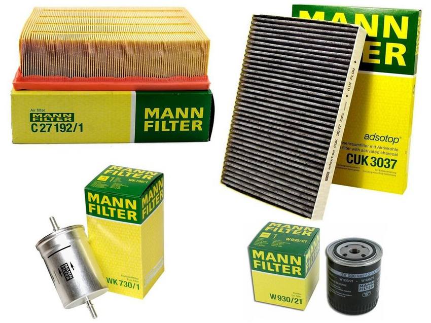 Audi Filter Service Kit 4B0819439C - MANN-FILTER 1647900KIT